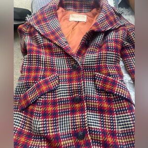 COPY - Plaid Pendleton coat. Wool